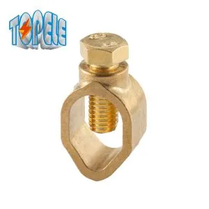 Латунь земляний стрижень затиск електричний дротяний кліп для заземлення роз'єм використання